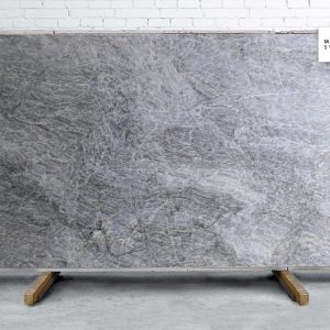 Marble Systems - Metal Gray Polished Quartzite Slab Random 1 1/4 - SL91058