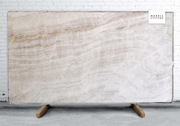 Marble Systems - Taj Mahal Honed Quartzite Slab Random 1 1/4 - SL91063