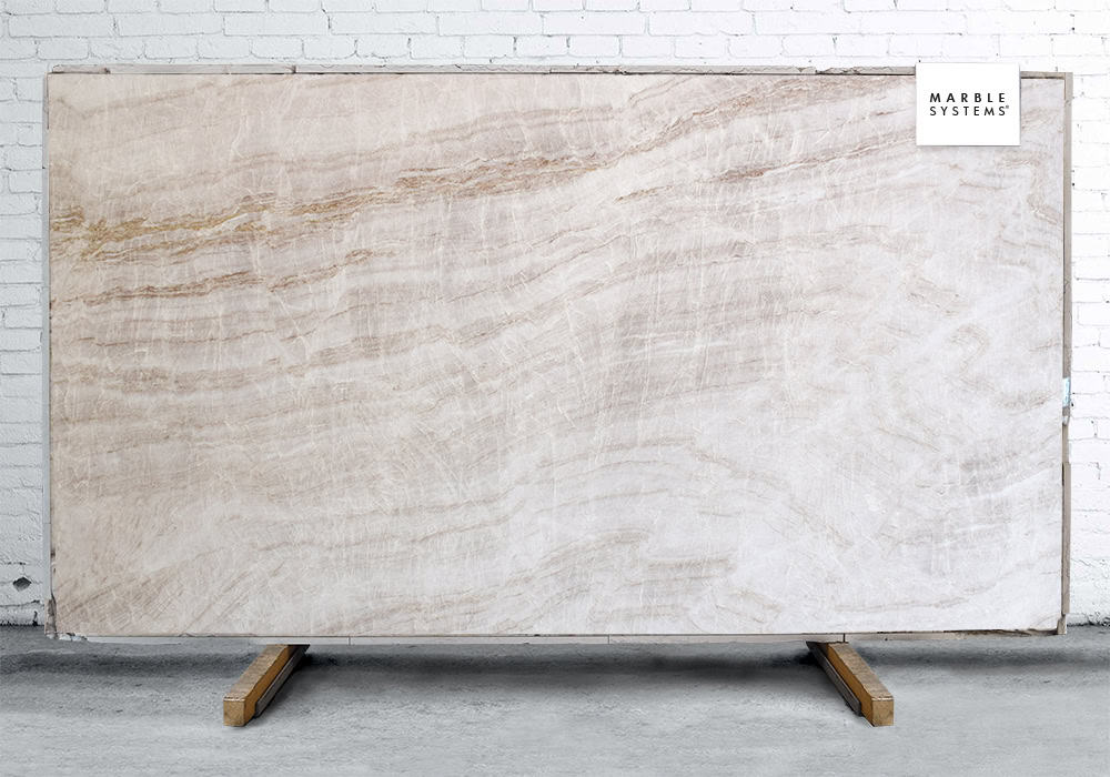 Marble Systems - Taj Mahal Honed Quartzite Slab Random 1 1/4 - SL91063