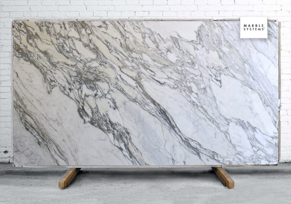 Marble Systems - Calacatta Arni Polished Marble Slab Random 1 1/4 - SL91072