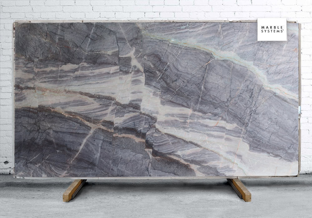 Marble Systems - Aurora Borealis Polished Quartzite Slab Random 1 1/4 - SL91079