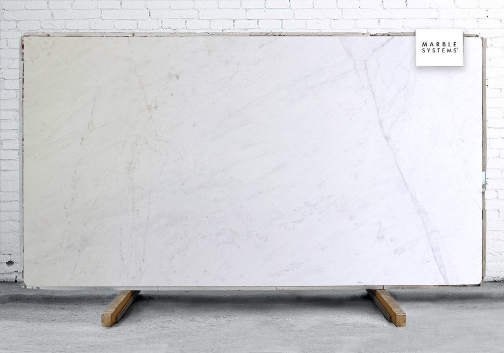 Marble Systems - Bianco Venus Honed Marble Slab Random 1 1/4 - SL91086