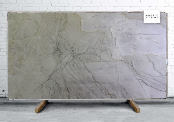 Marble Systems - Bianco Superiore Leather Quartzite Slab Random 1 1/4 - SL91094