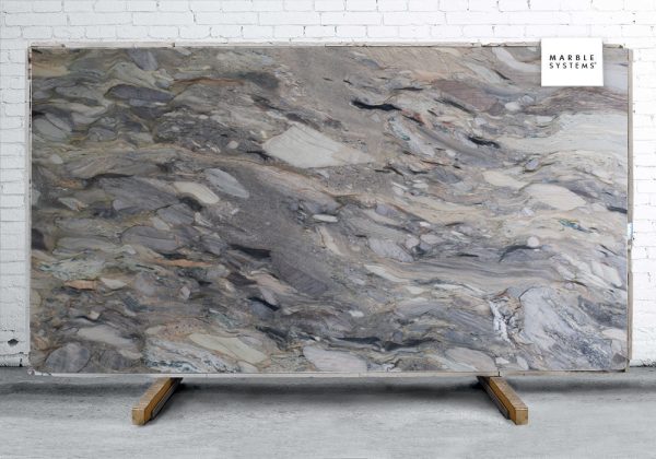 Marble Systems - Fusion Explosion Polished Quartzite Slab Random 1 1/4 - SL91100