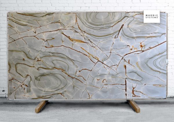 Marble Systems - Blue Deep Polished Quartzite Slab Random 1 1/4 - SL91101