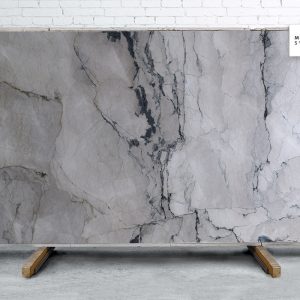 Marble Systems - White Bolgheri Polished Marble Slab Random 1 1/4 - SL91102