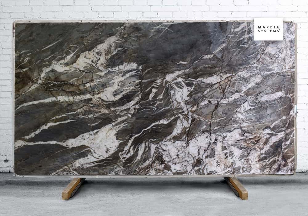 Marble Systems - Vittara Crystal Polished Quartzite Slab Random 1 1/4 - SL91110