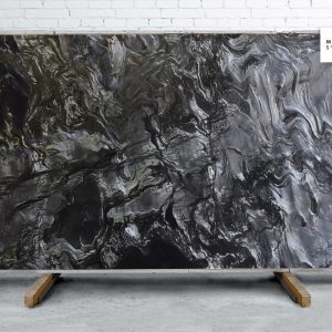 Marble Systems - Fantasy Black Leather Quartzite Slab Random 1 1/4 - SL91111