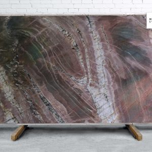 Marble Systems - Explosion Rouge Polished Quartzite Slab Random - SL91112