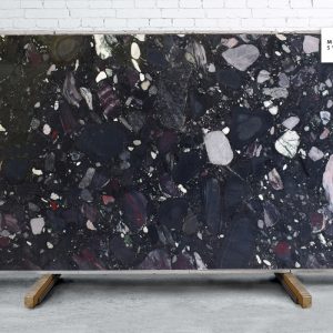 Marble Systems - Carmen Blue Polished Granite Slab Random 1 1/4 - SL91115