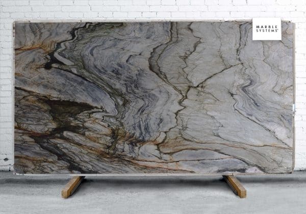 Marble Systems - Tempest Green Polished Quartzite Slab Random 1 1/4 - SL91138