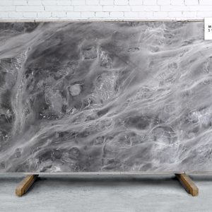 Marble Systems - Grigio Monet Polished Marble Slab Random 3/4 - SL91152