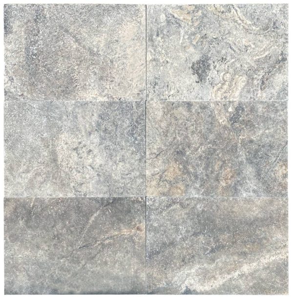 Silver Travertine Tumbled Paver 3cm - Icontile - P28162499