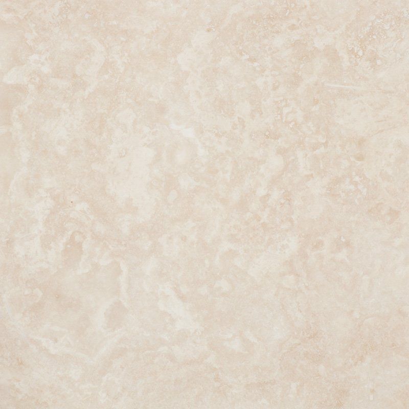 Marble Systems - Ivory Light Honed Filled Travertine Tile 18x18 - TL10356