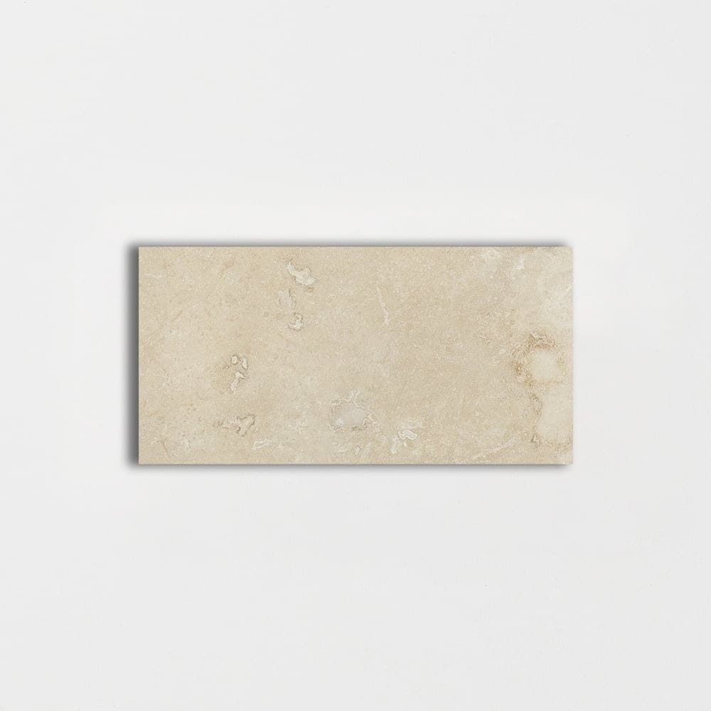 Marble Systems - Ivory Honed Filled Travertine Tile 2 3/4x5 1/2 - TL13377