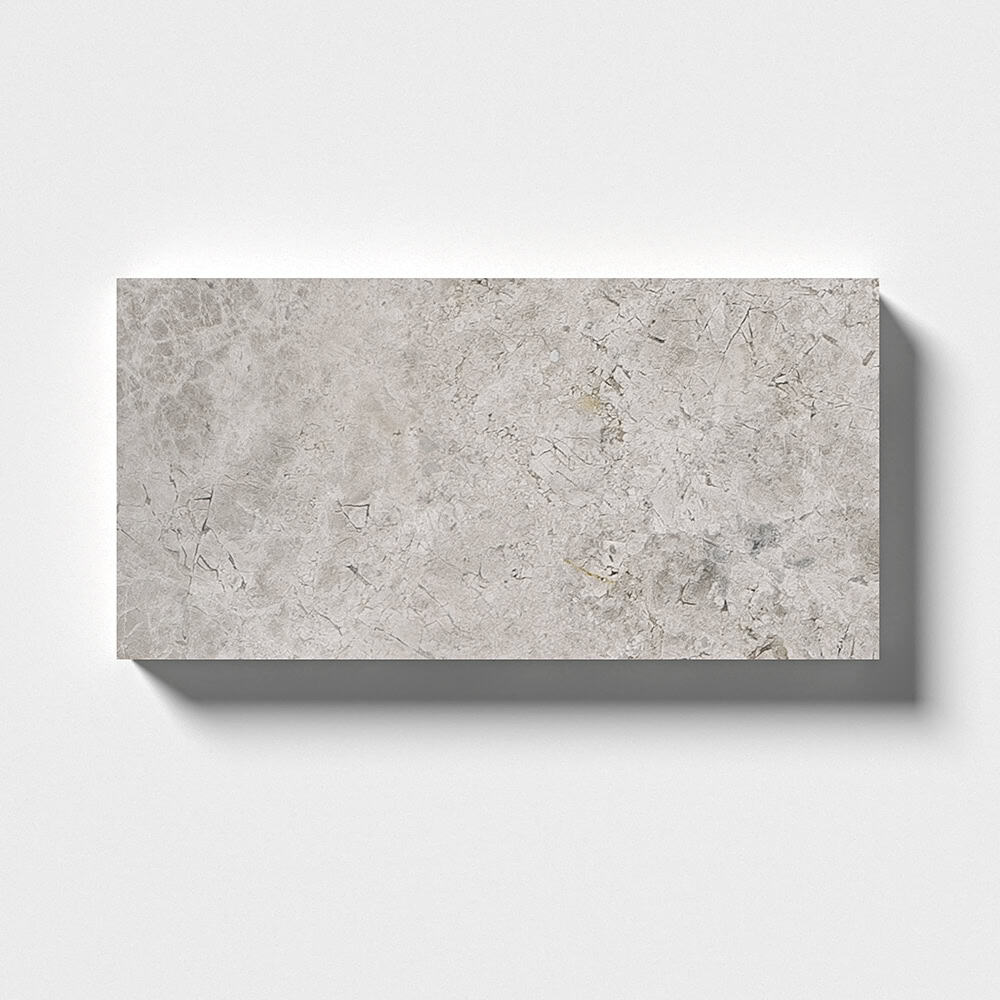 Marble Systems - Silver Clouds Polished Marble Tile 2 3/4x5 1/2 - TL13383