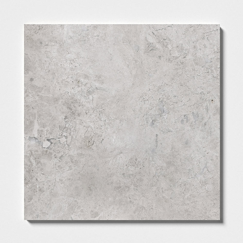 Marble Systems - Silver Clouds Polished Marble Tile 18x18 - TL13570