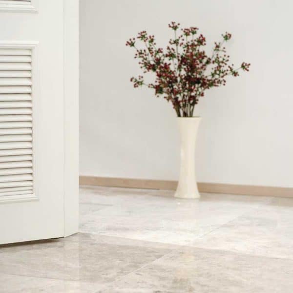 Silver Shadow Honed Marble Tile 18x18 - TL13900 - Image 3