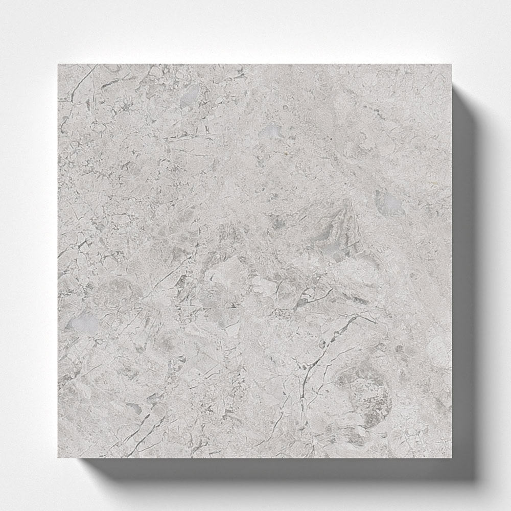 Marble Systems - Silver Shadow Honed Marble Tile 4x4 - TL13912