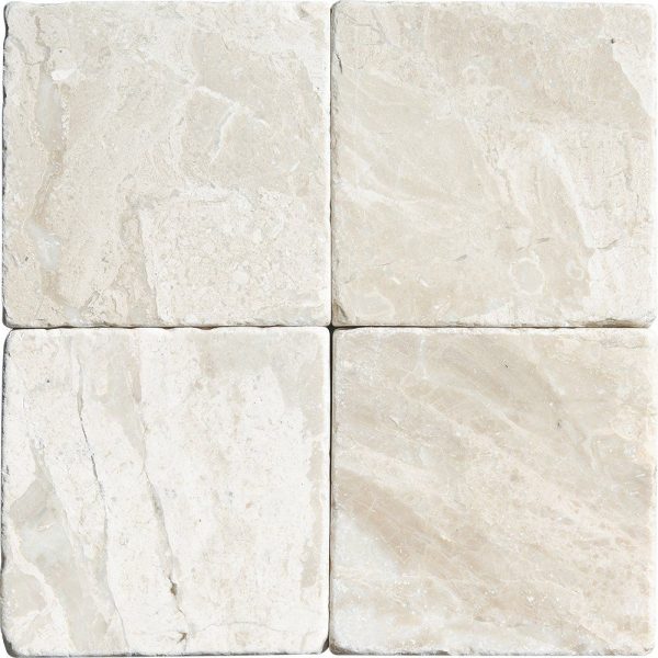 Marble Systems - Diana Royal Tumbled Marble Tile 4x4 - TL14079