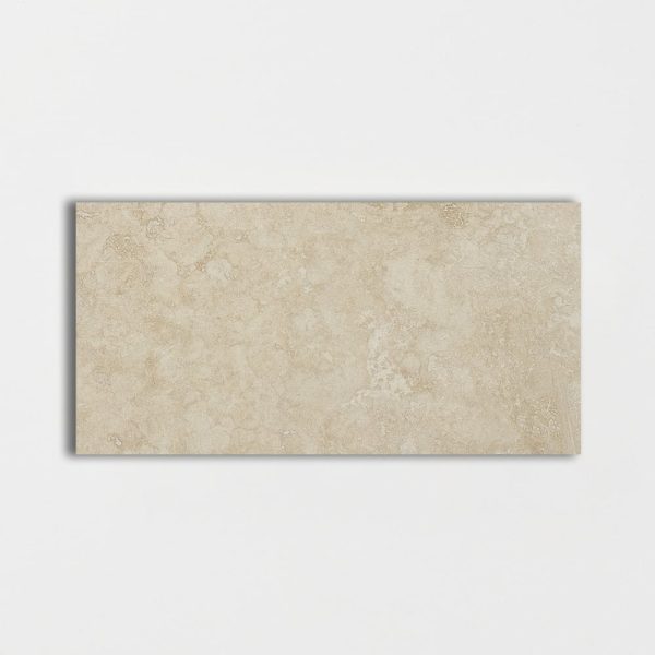 Marble Systems - Ivory Honed Filled Travertine Tile 12x24 - TL14117