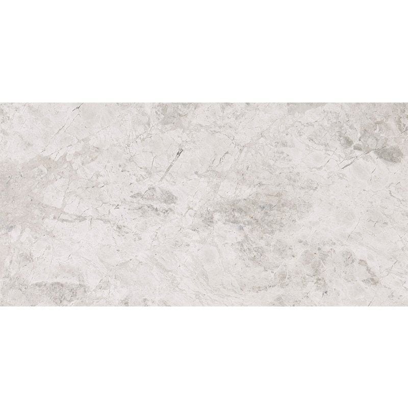 Marble Systems - Silver Clouds Polished Marble Tile 6x12 - TL15295