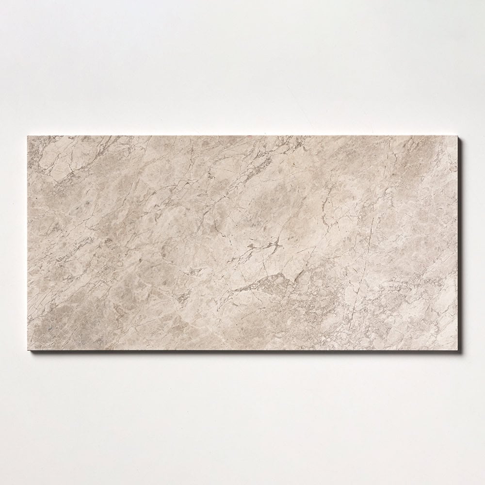 Marble Systems - Silver Clouds Polished Marble Tile 12x24 - TL16364