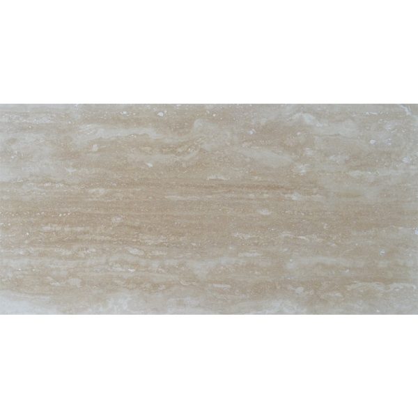 Marble Systems - Ivory Vein Cut Honed Filled Travertine Tile 12x24 - TL17224