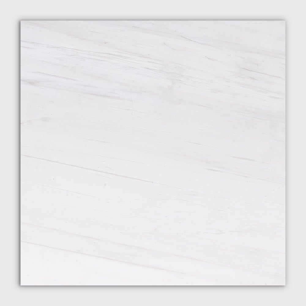 Marble Systems - Snow White Honed Marble Tile 18x18 - TL17671