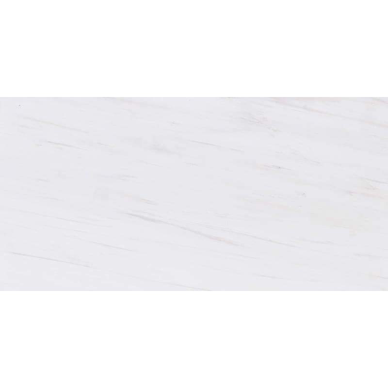 Marble Systems - Snow White Polished Marble Tile 6x12 - TL17740