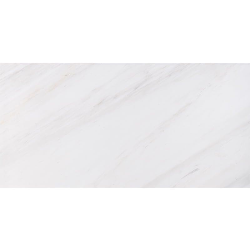 Marble Systems - Snow White Honed Marble Tile 2 3/4x5 1/2 - TL17741