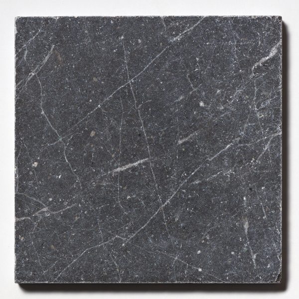 Marble Systems - Iris Black Brushed Marble Tile 8x8 - TL18138