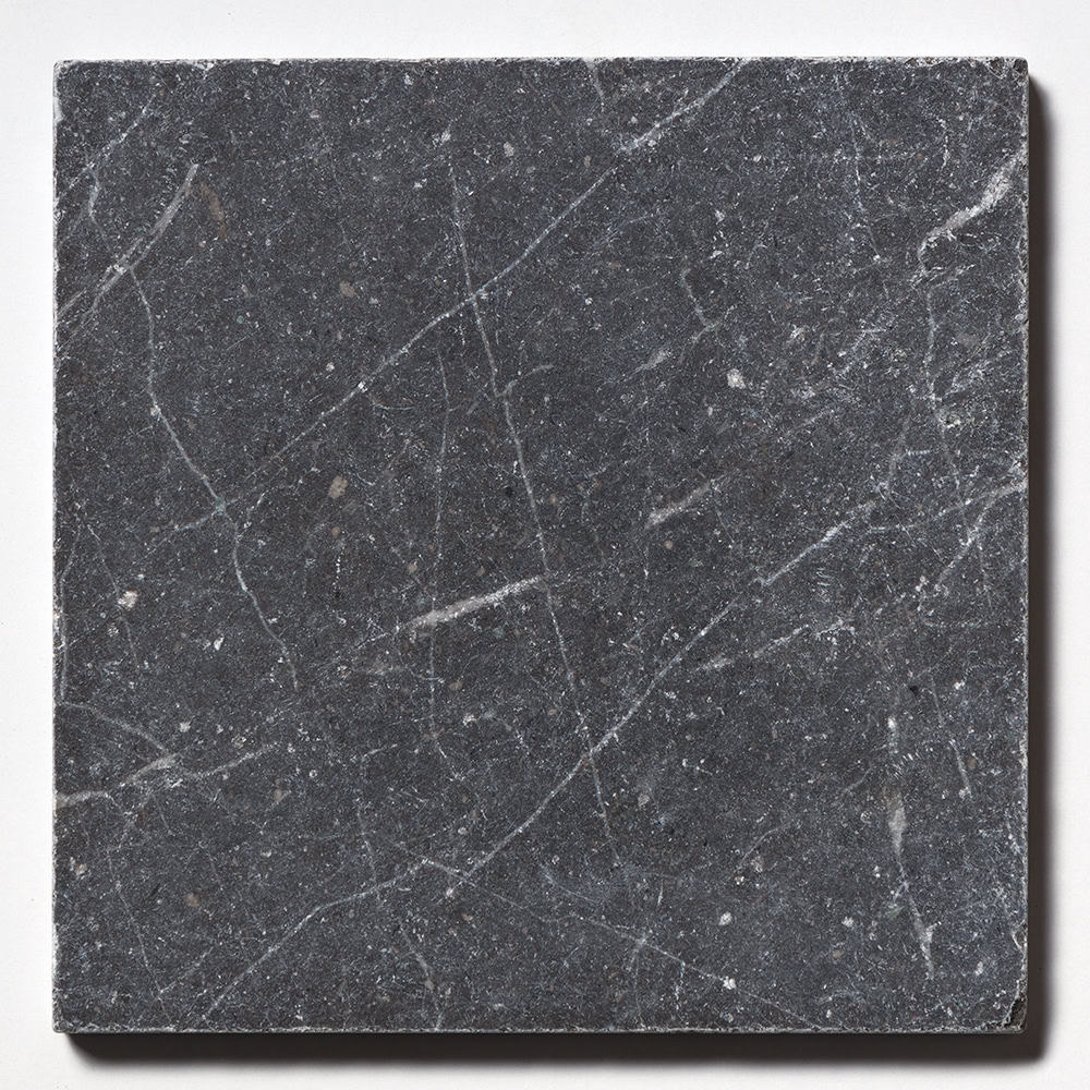 Marble Systems - Iris Black Brushed Marble Tile 8x8 - TL18138