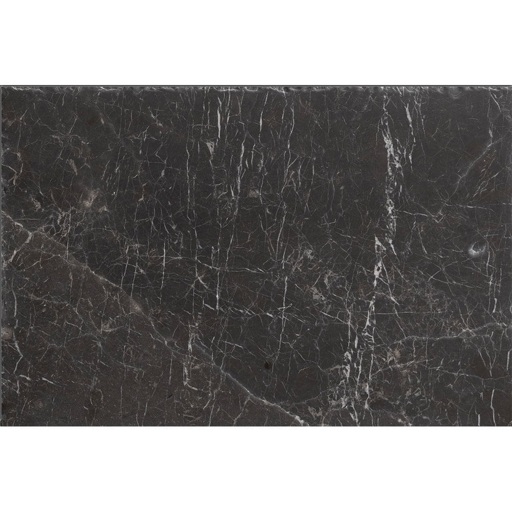 Marble Systems - Iris Black Brushed Marble Tile 16x24 - TL18139