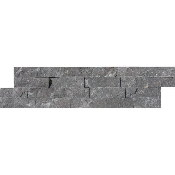 Marble Systems - Black Rock Face Marble Ledger Panel 6x24 - TL18281