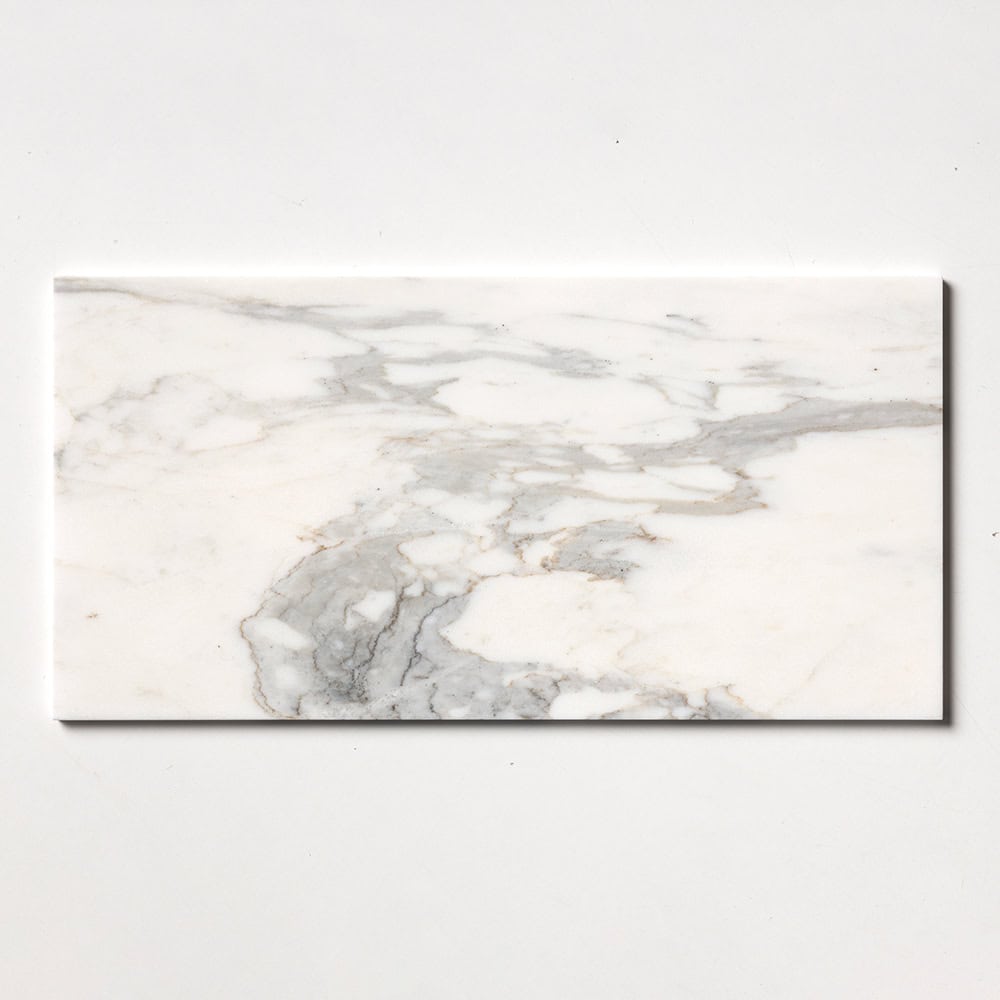 Marble Systems - Calacatta Gold Royal Polished Marble Tile 12x24 - TL18804