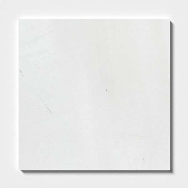 Marble Systems - Aspen White Honed Marble Tile 18x18 - TL19186