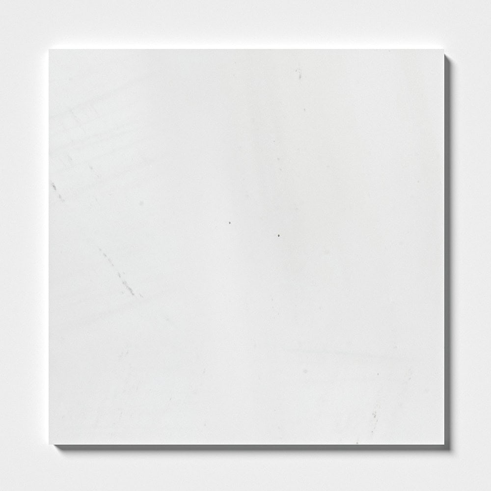 Marble Systems - Aspen White Honed Marble Tile 18x18 - TL19186