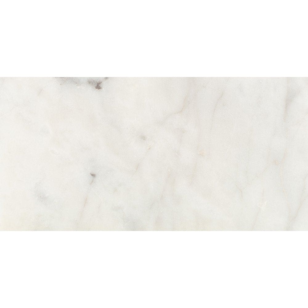 Marble Systems - White Pearl Honed Marble Tile 12x24 - TL19189