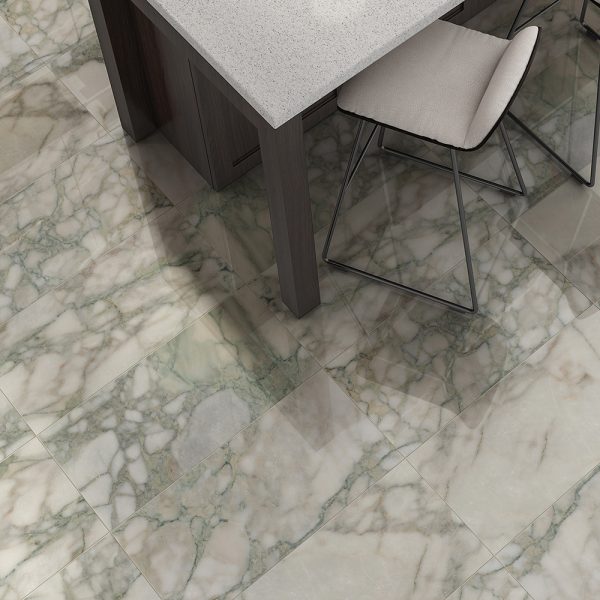 Calacatta Green Polished Marble Tile 12x24 - TL19211 - Image 2