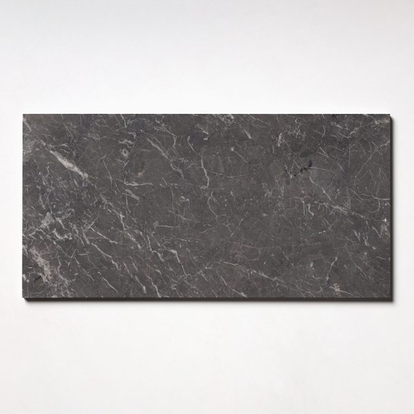 Marble Systems - Iris Black Honed Marble Tile 12x24 - TL19268