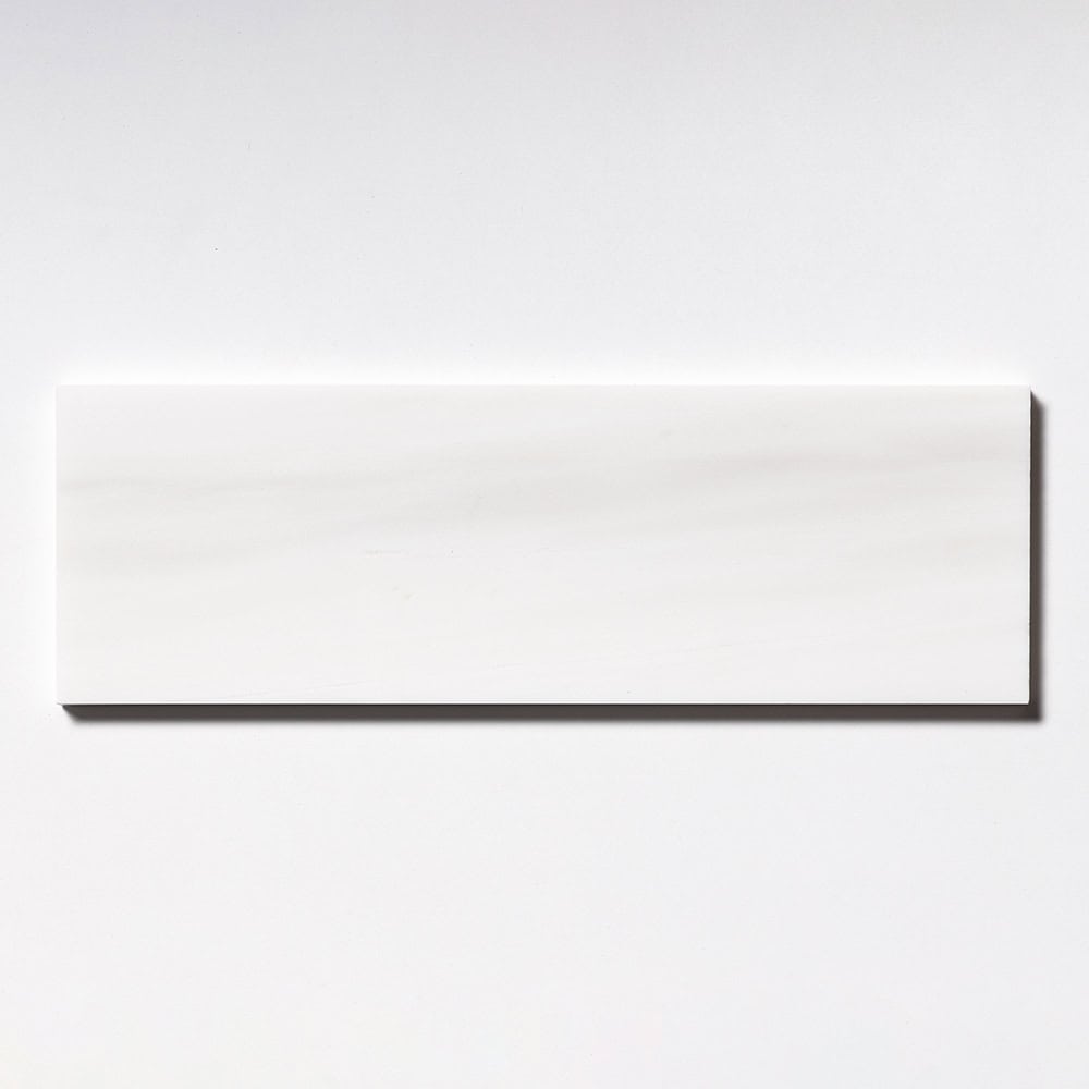 Marble Systems - Bianco Dolomiti Classic Honed Subway Marble Tile 4x12 - TL19357