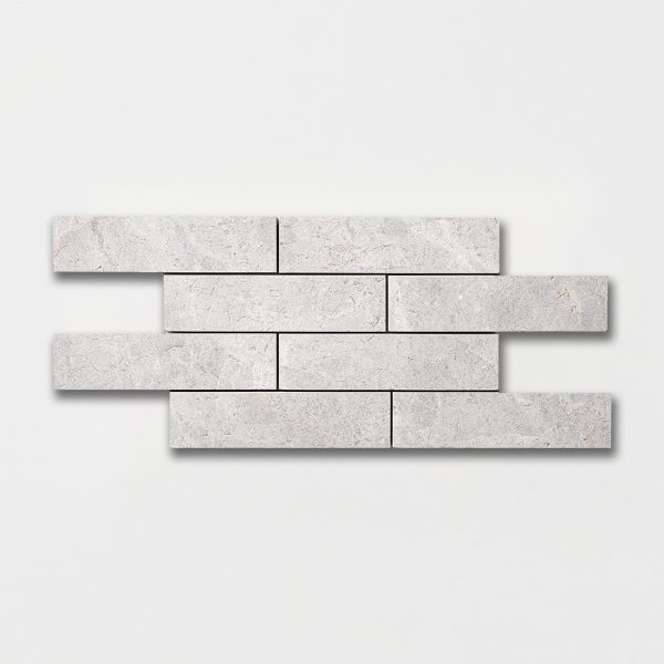 Silver Shadow Leather Subway Marble Tile 2x8 - TL20027 - Image 2