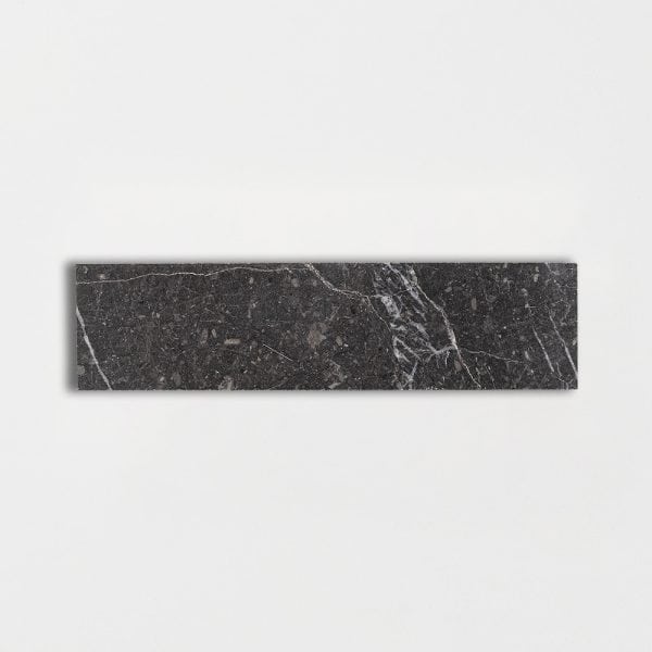 Marble Systems - Iris Black Honed Subway Marble Tile 2x8 - TL20034