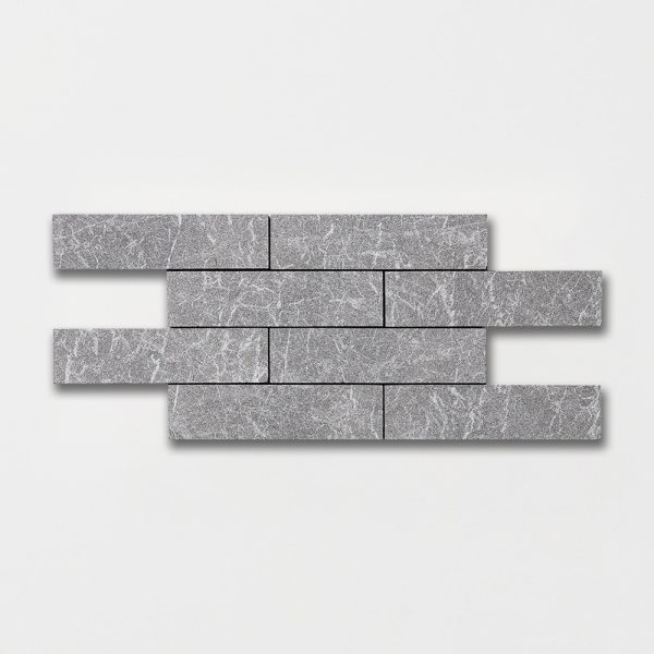 Iris Black Leather Subway Marble Tile 2x8 - TL20036 - Image 2