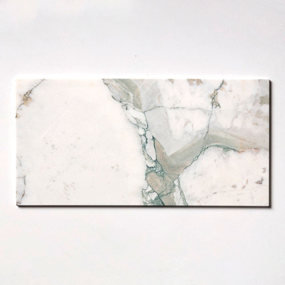 Marble Systems - Calacatta Green Honed Marble Tile 12x24 - TL20300