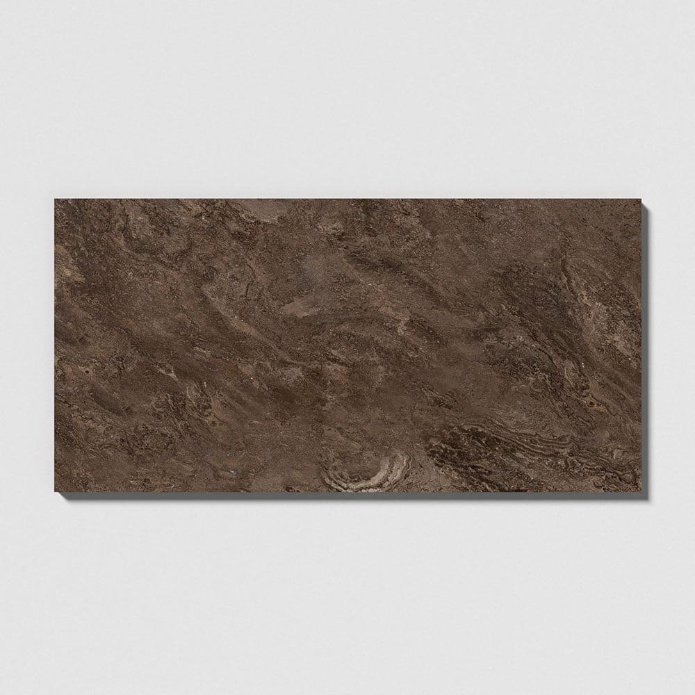 Marble Systems - Mocha Earth Polished Marble Tile 12x24 - TL20364