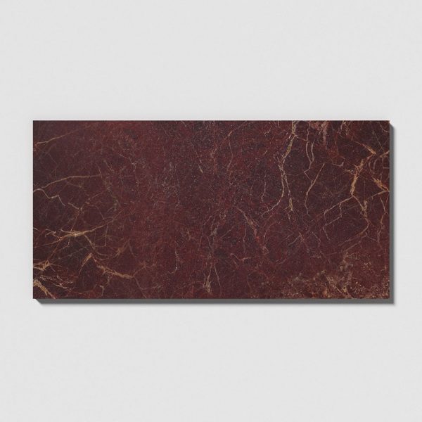 Marble Systems - Red Bordeaux Polished Marble Tile 12x24 - TL20365