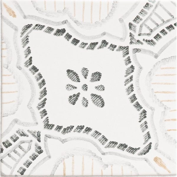 Marble Systems - Palermo Bianco Glossy Ceramic Tile 6x6 - TL80391