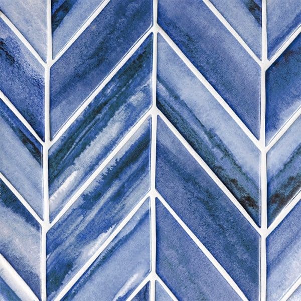 Marble Systems - Mist Matte Chevron Ceramic Tile 2x6 - TL80444